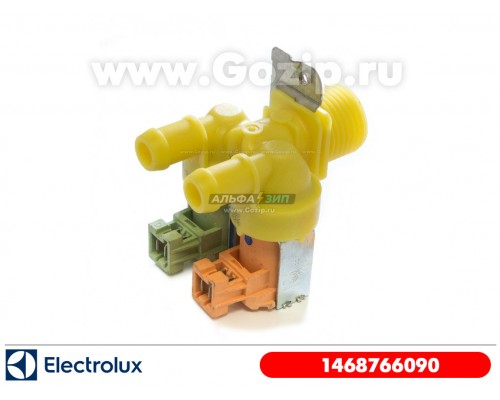 Клапан впускной 2x180 со спаренной фишкой для стиральной машины Electrolux 1468766090