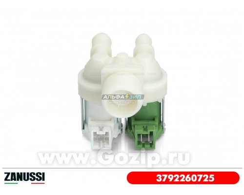 Клапан впускной 2x180  для стиральной машины  Zanussi 3792260725