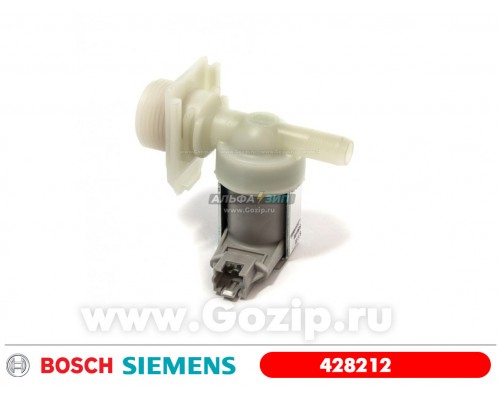 Клапан 1х180 с мини фишкой 428212 стиральной машины Bosch
