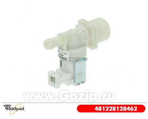 Клапан 1x180 для стиральной машины Whirlpool 481228128462