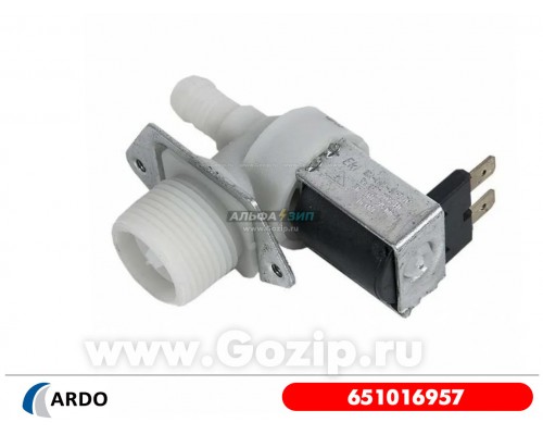 Клапан впускной 1x90 для стиральной машины Ardo 651016957