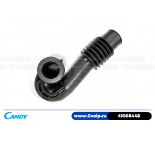 Патрубок от дозатора порошка к баку для стиральной машины Candy 41008448