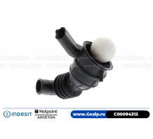 Патрубок от бака к насосу для стиральной машины Ariston C00094312
