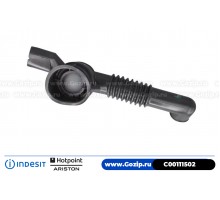 Патрубок от бака к насосу для стиральной машины Indesit C00111502