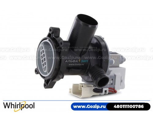 Сливной насос Whirlpool - R M289, 30Вт W10476931 для стиральной машины Whirlpool 480111100786
