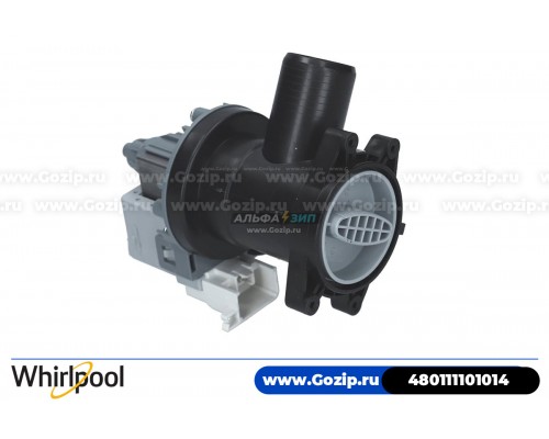 Сливной насос в сборе для стиральной машины Whirlpool 480111101014