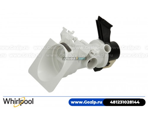 Сливной насос Copreci 25Вт мини-клеммы для стиральной машины Whirlpool - 481231028144 