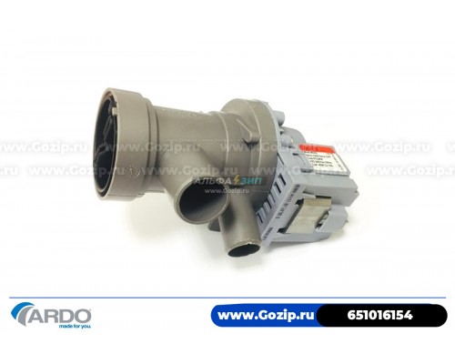 Сливной насос PMP 34w в сборе с улиткой для стиральной машины Ardo 651016154
