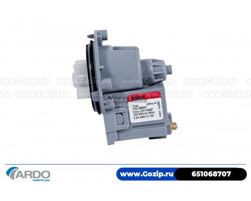 Сливной насос Askoll M259 25W для стиральной машины Ardo 651068707
