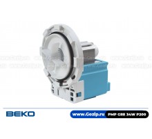 Сливной насос PMP GRE 34W P200 8 защелок для стиральной машины Beko