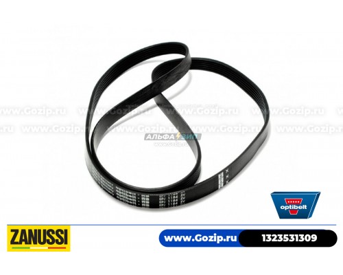 Ремень 1184 J6 EL «Optibelt» стиральной машины Zanussi 1323531309