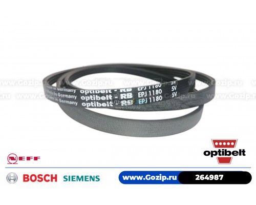 Ремень 1180 J4 EL «Optibelt» стиральной машины Bosch 264987