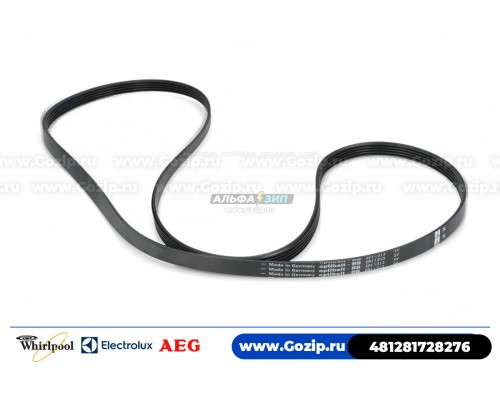 Ремень 1313 J5 EL «Optibelt» стиральной машины Whirlpool 481281728276