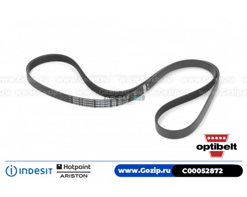 Ремень 1108 J5 EL «Optibelt» стиральной машины Hotpoint-ariston C00052872