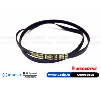 Ремень 1221 H7 EL «Megadyne» стиральной машины Indesit C00056948