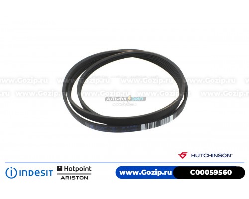 Ремень 1265 J4 EL (MAEL) «Hutchinson» стиральной машины Indesit C00059560