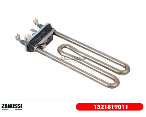 ТЭН 1400Вт 180мм c датчиком для стиральной машины Zanussi 1321819011 Original 