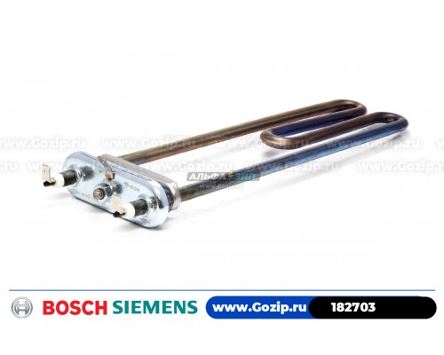 ТЭН 1900Вт 220мм Thermowatt для стиральной машины Bosch / Siemens 182703