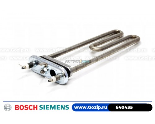 ТЭН 1900Вт 225мм с отв. Irca для стиральной машины Bosch / Siemens 640435